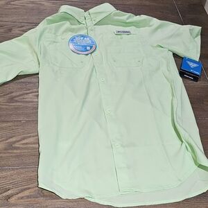 NEW Columbia Boys' Big Tamiami Short Sleeve Shirt